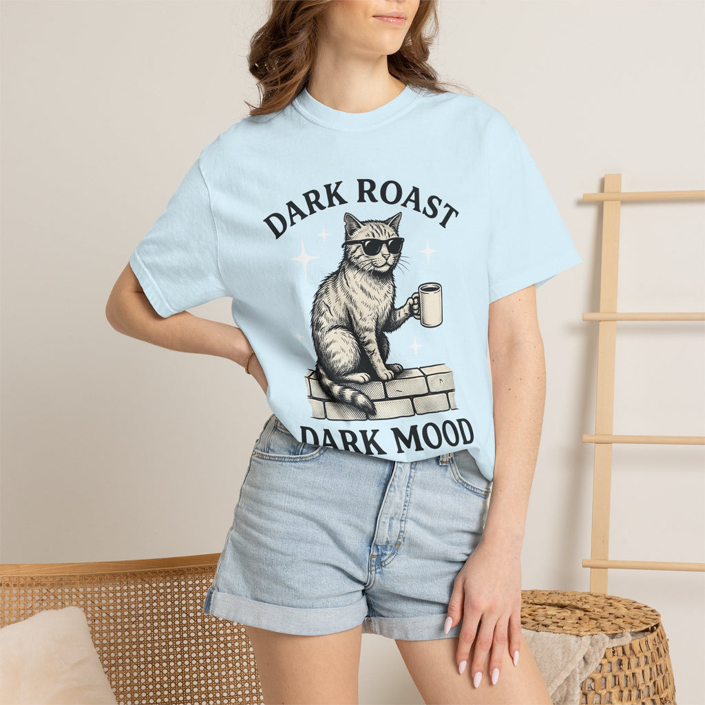 Cat Coffee Cup Shirt Coffee Feline Gift Women Retro Tee Mug T-Shirt Coffee Fan Coffee Cup Tshirt Kitty Graphic Sketch Shades Tshirt