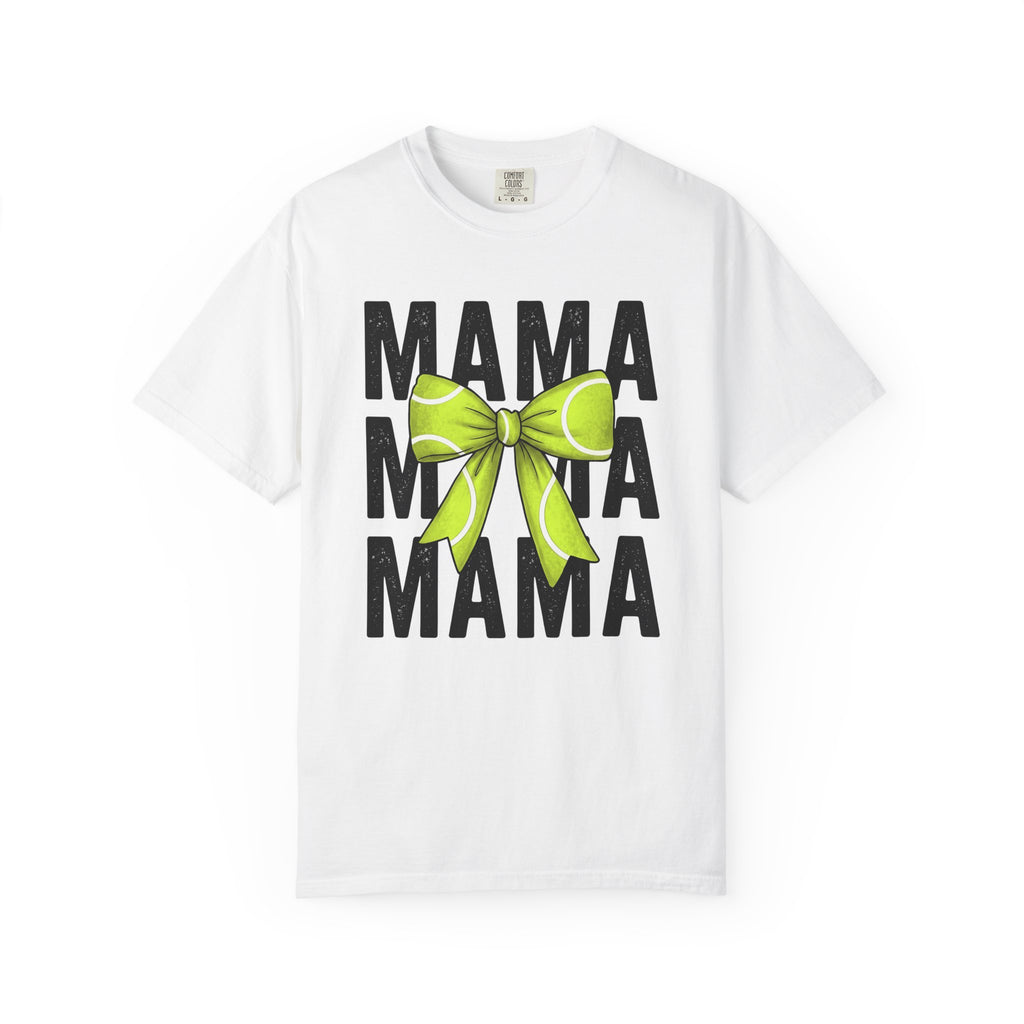 Green Knot Shirt Mom Fitness Gift Women Sketch Tee Bow T-Shirt Mother Enthusiast Drawing Graphic Workout Line Art Tennis Court Tshirt