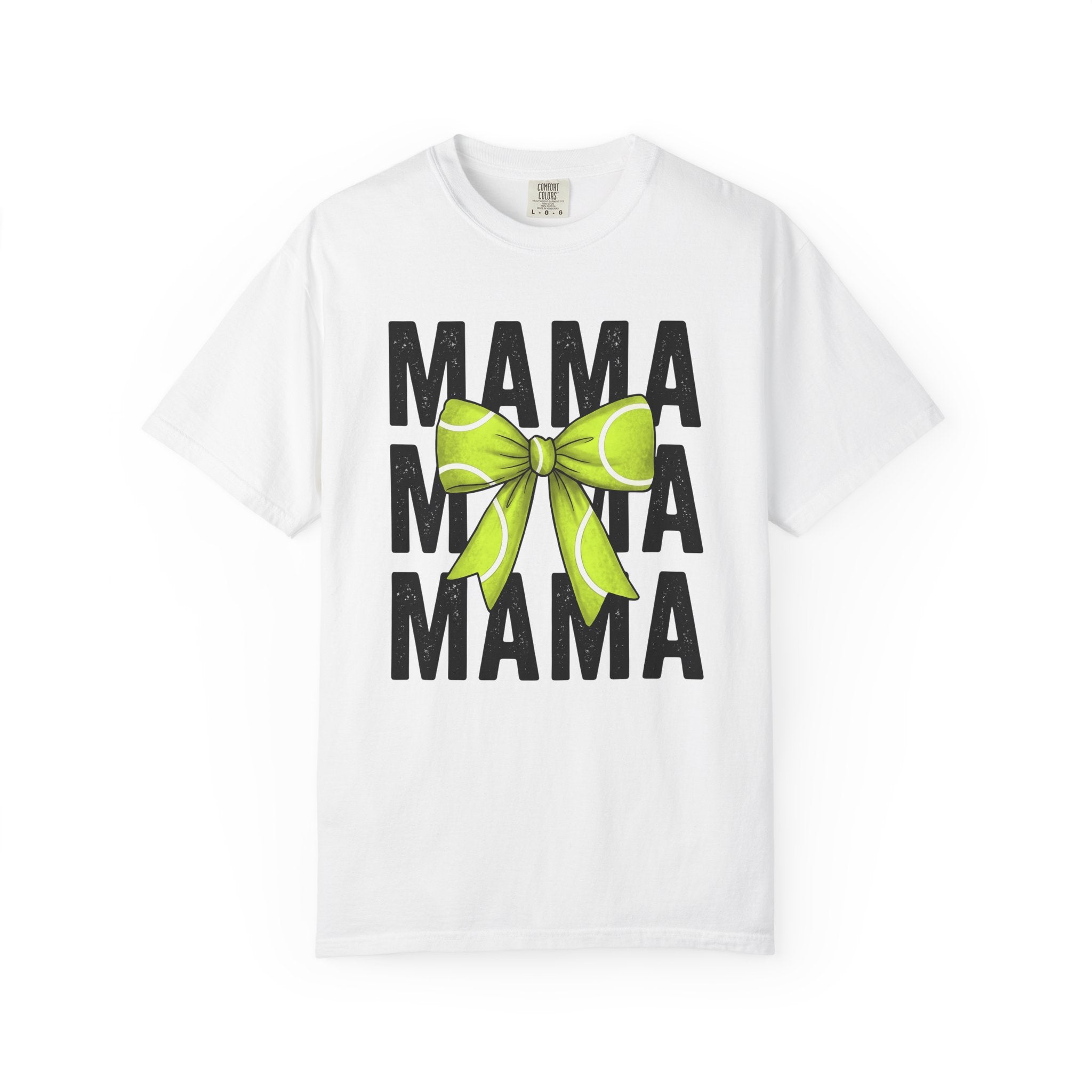 Green Knot Shirt Mom Fitness Gift Women Sketch Tee Bow T-Shirt Mother Enthusiast Drawing Graphic Workout Line Art Tennis Court Tshirt