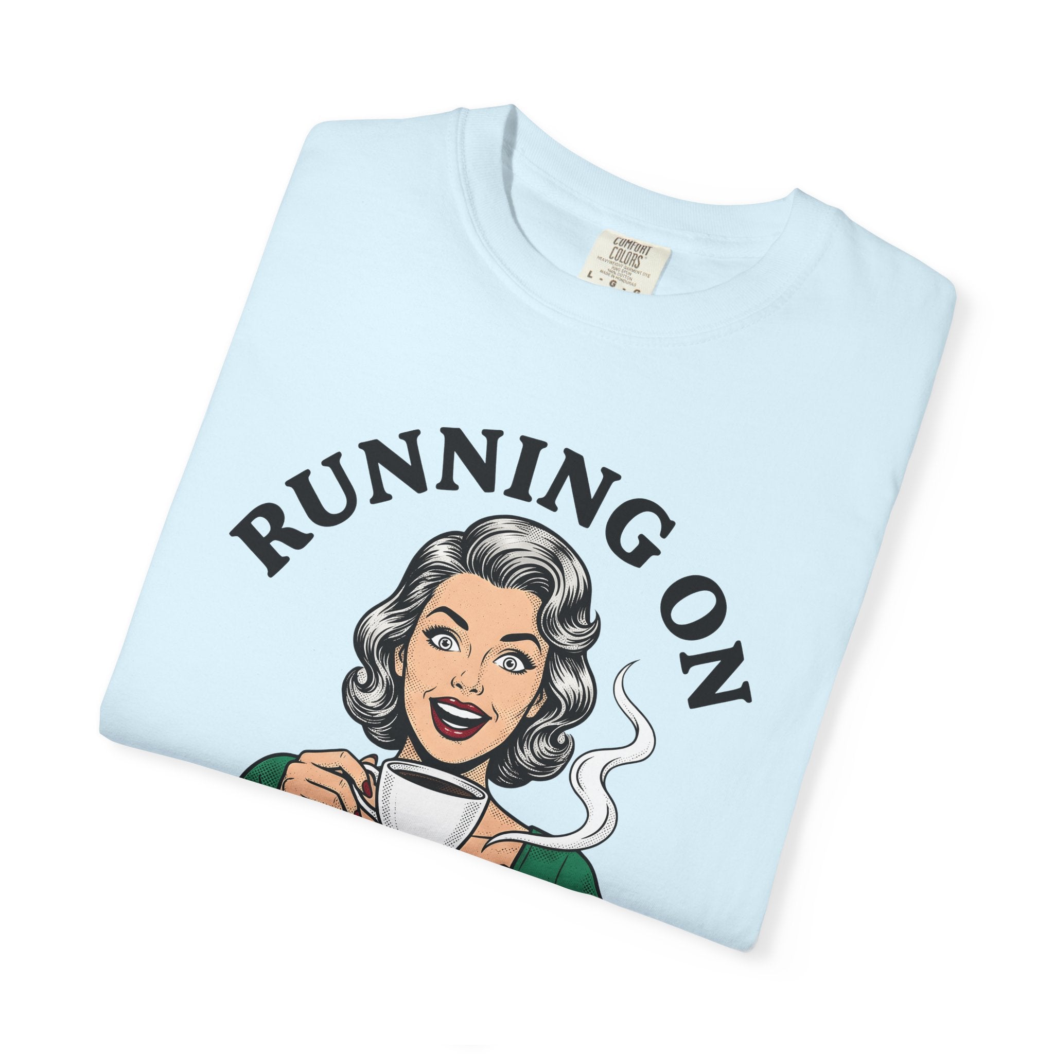 Vintage Woman Coffee Shirt Coffee Joke Gift Women Comic Tee Retro Woman T-Shirt Coffee Fan Cartoon Tshirt Pun Graphic Classic Coffee Mug