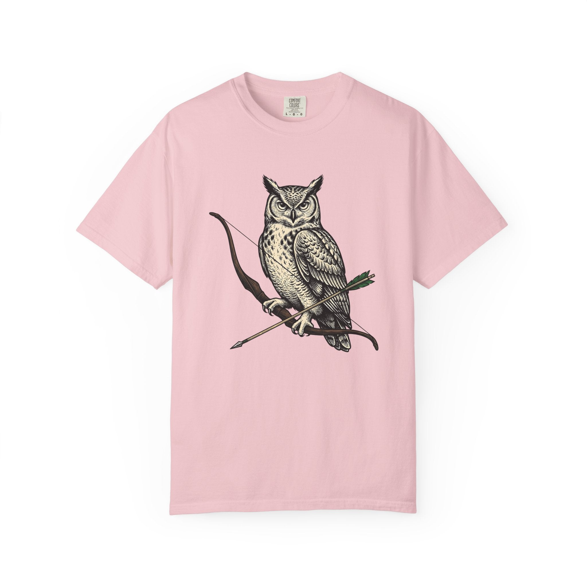 Bird Bow Shirt Archery Wildlife Gift Women Retro Tee Bow Arrow T-Shirt Archer Enthusiast Vintage Tshirt Animal Graphic Sketch Shaft Tshirt