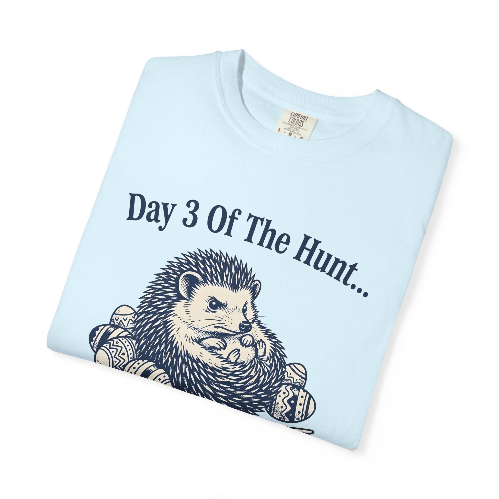 Hedgehog Eggs Shirt Easter Animals Gift Women Vintage Tee Porcupine T-Shirt Easter Fan Quilled Tshirt Creature Graphic Hand Drawn Paintbrush