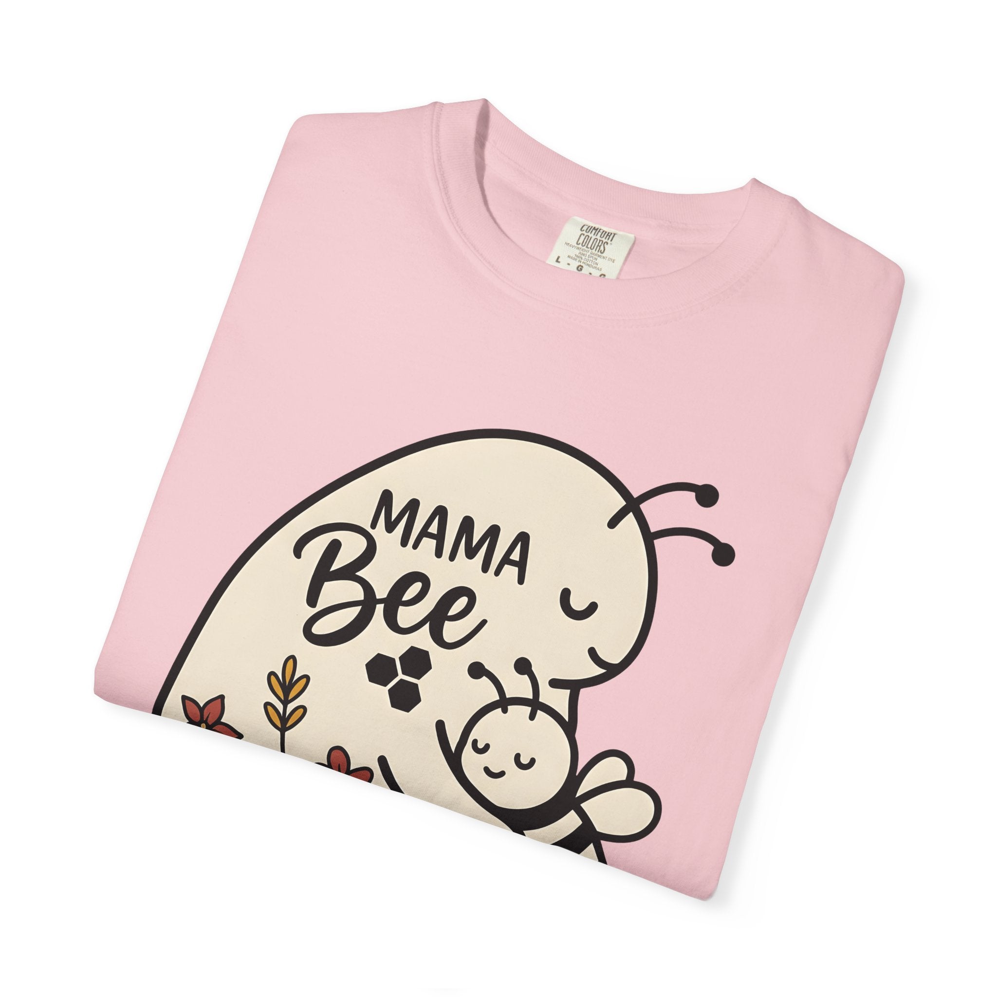 Bee Cuddle Shirt Animals & Flowers Mother Gift Women Adorable Tee Honeybee T-Shirt Wildlife Fan Cute Tshirt Mom Graphic Sketch Meadow