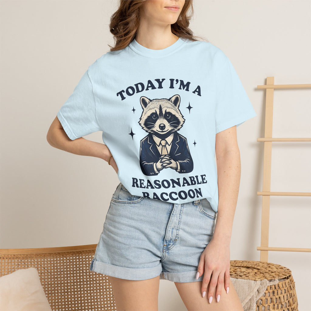Raccoon Outfit Shirt Funny Fauna Gift Women Antique Tee Trash Panda T-Shirt Comedian Fan Vintage Tshirt Wildlife Graphic Line Art Star Icons