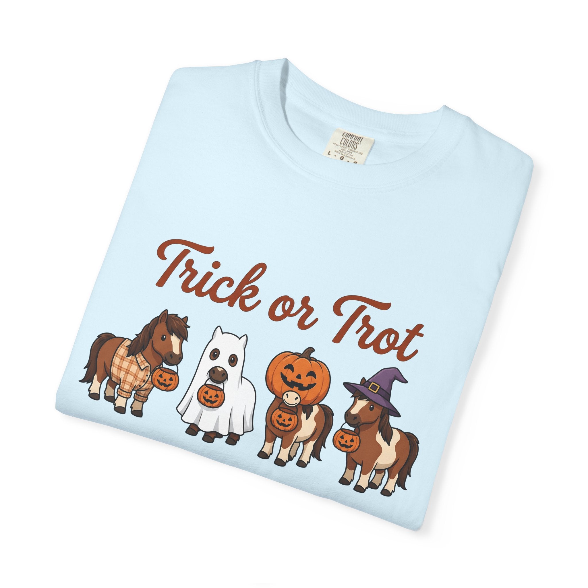 Horse Gear Shirt Halloween Critters Gift Women Lovable Tee Equestrian T-Shirt Halloween Fan Cute Tshirt Creature Graphic Graphic Pumpkin