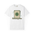 Tarot Card Clover Shirt St. Patrick's Day Luck Gift Women Vintage Tee Shamrock T-Shirt Irish Fan Retro Illustration Fortune Graphic Retro
