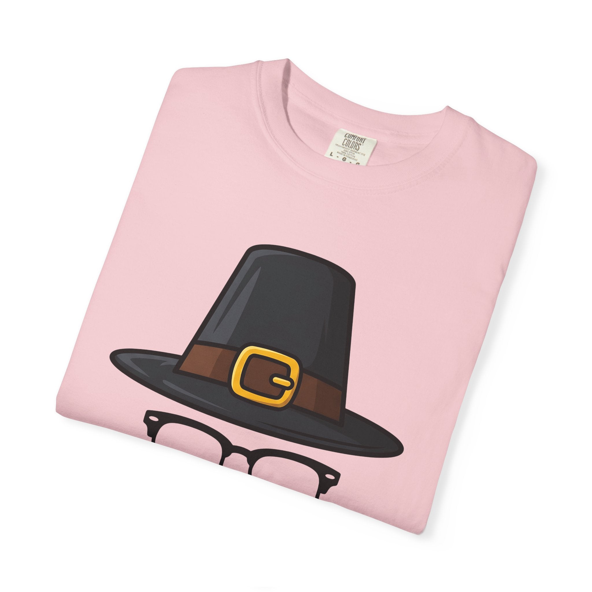 Pilgrim Hat Shirt Thanksgiving Prank Gift Women Animated Tee Pilgrim T-Shirt Turkey Fan Cartoon Tshirt Gag Graphic Basic Smoking Pipe Tshirt
