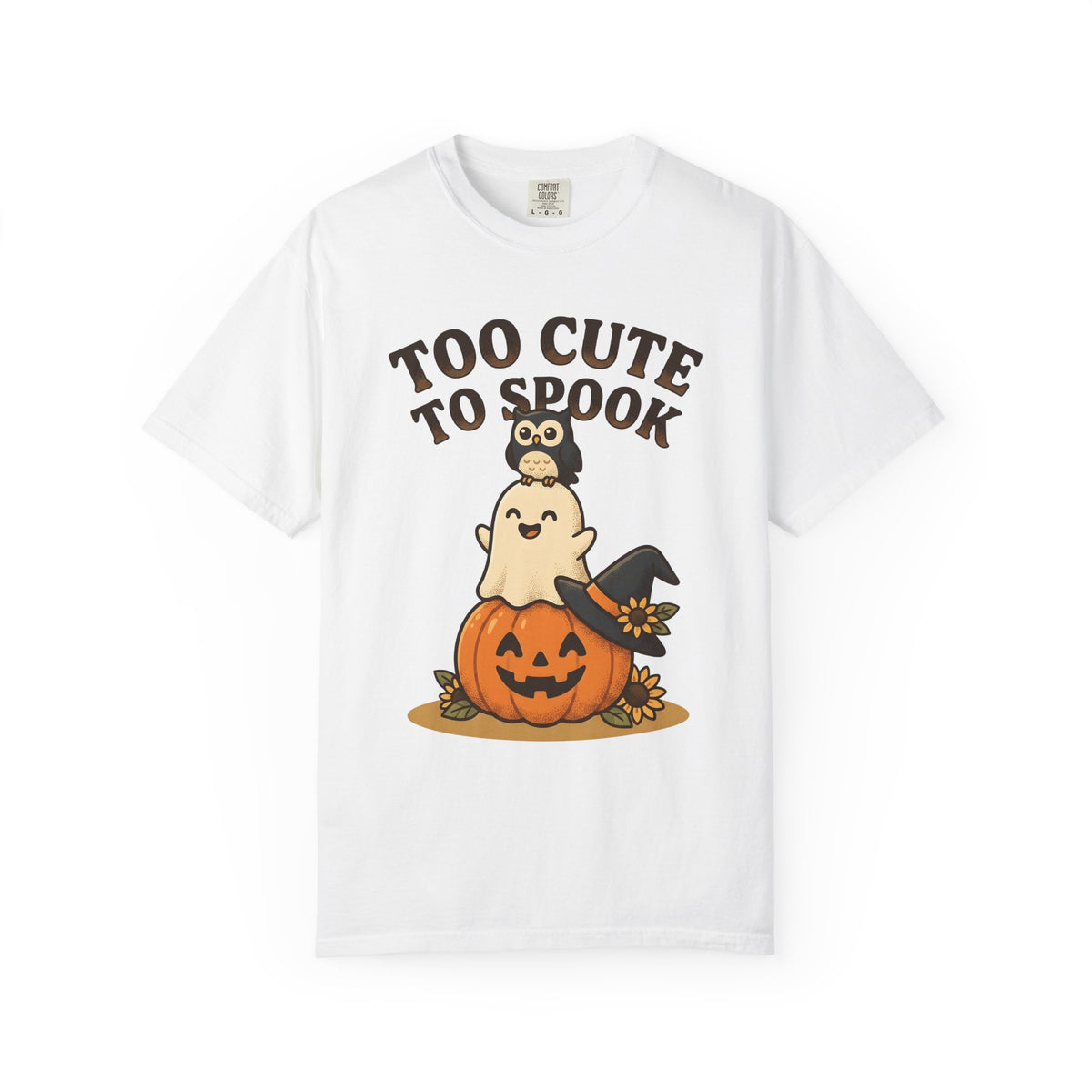 Spooky Pumpkin Shirt Halloween Autumn Unisex Gift Adorable Tee Gourd T-Shirt