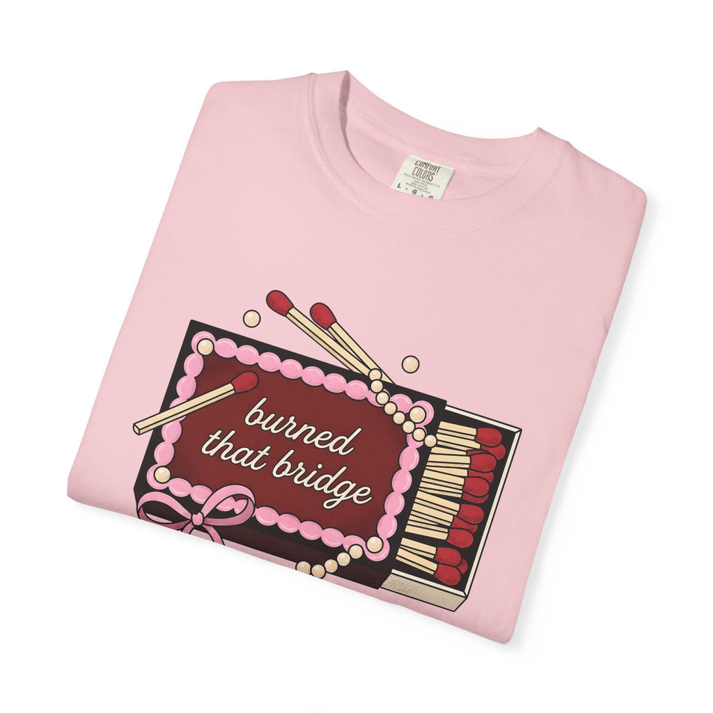 Gift Box Cake Shirt St. Valentine's Day Separation Gift Women Comic Tee Birthday Cake T-Shirt Valentine Fan Cartoon Tshirt Long Distance