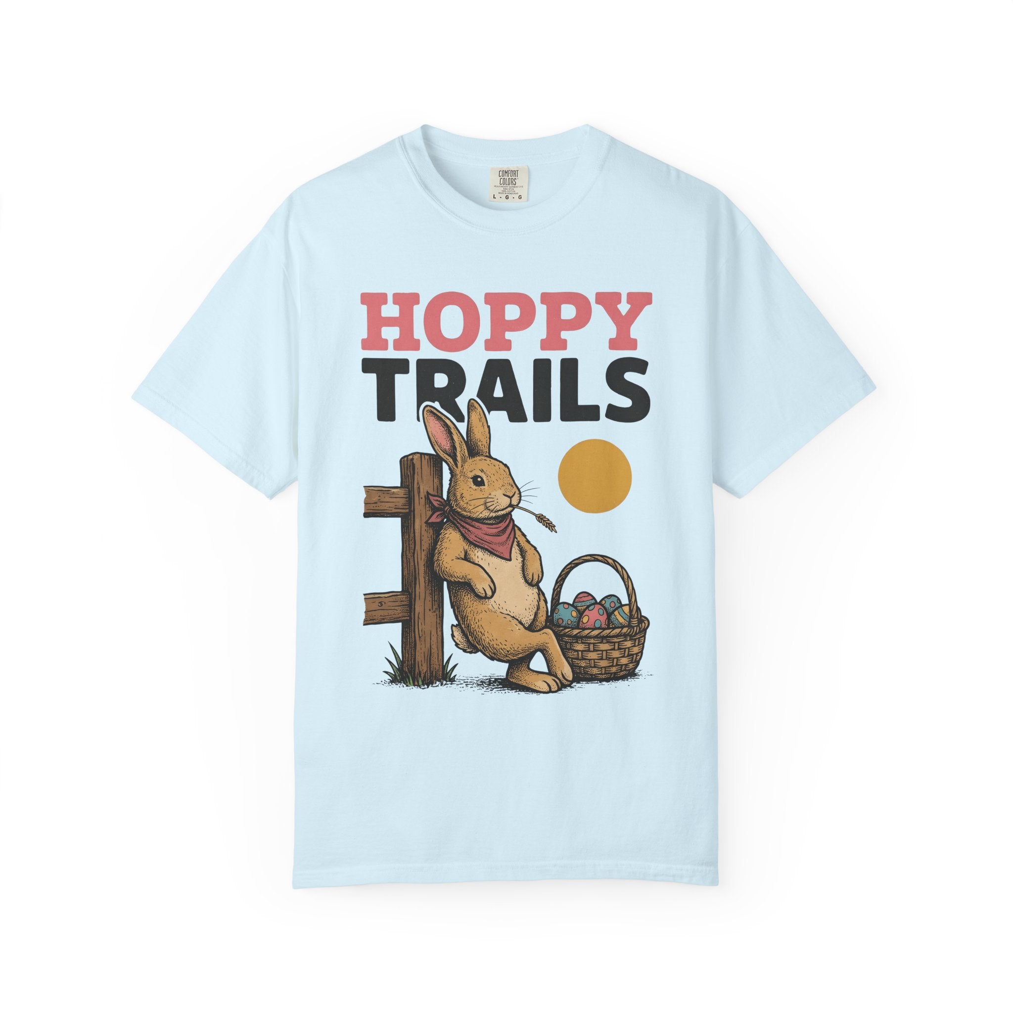 Bunny Illustration Shirt Easter Wildlife Gift Women Rustic Tee Rabbit T-Shirt Easter Fan Cottontail Tshirt Wildlife Graphic Line Art Egg