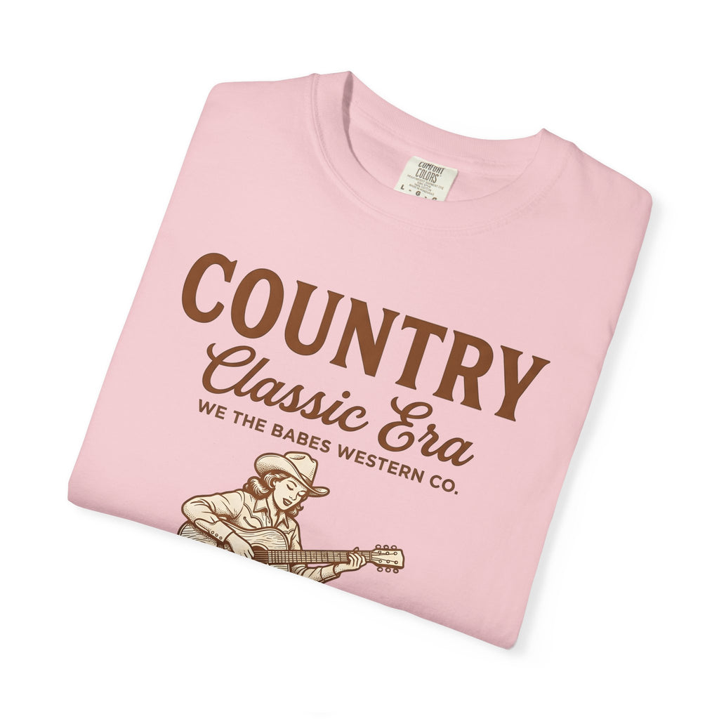 Cowgirl Guitar Shirt Cowgirl Western Gift Women Vintage Tee Guitar T-Shirt Cowgirl Fan Rustic Graphic Retro Cowboy Hat Tshirt