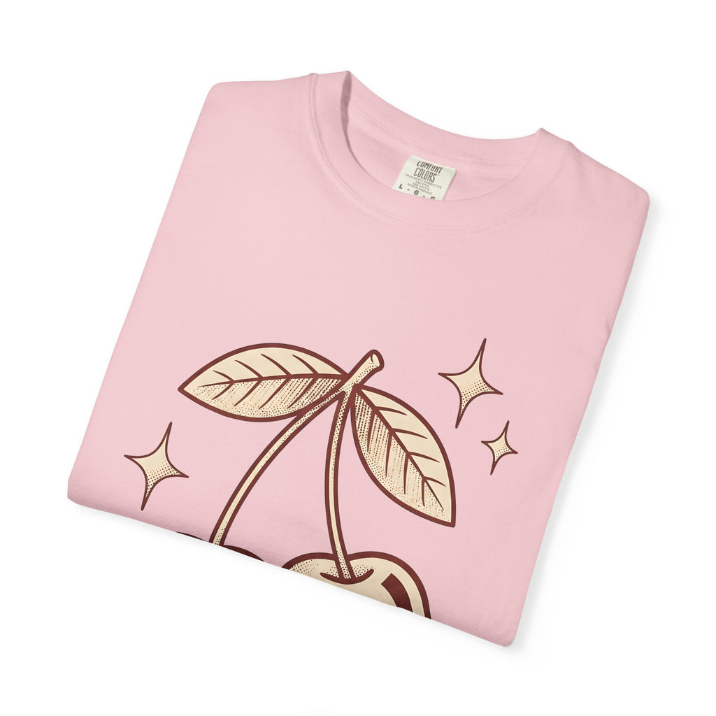 Cherry Berry Shirt Fruit Style Gift Women Classic Tee Berry T-Shirt Fruit Fan Vintage Tshirt Fashion Graphic Old School Sparkles Tshirt