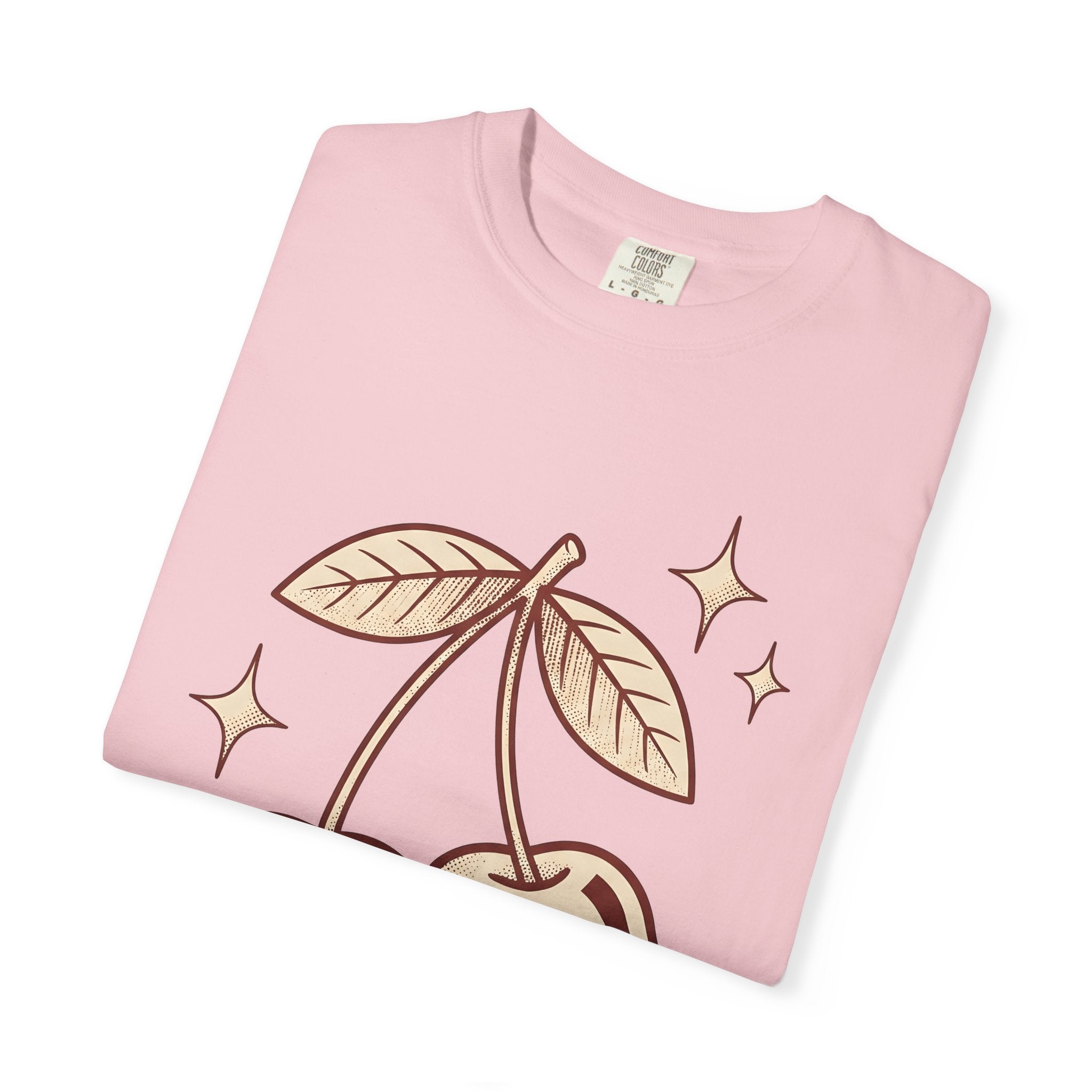 Cherry Berry Shirt Fruit Style Gift Women Classic Tee Berry T-Shirt Fruit Fan Vintage Tshirt Fashion Graphic Old School Sparkles Tshirt
