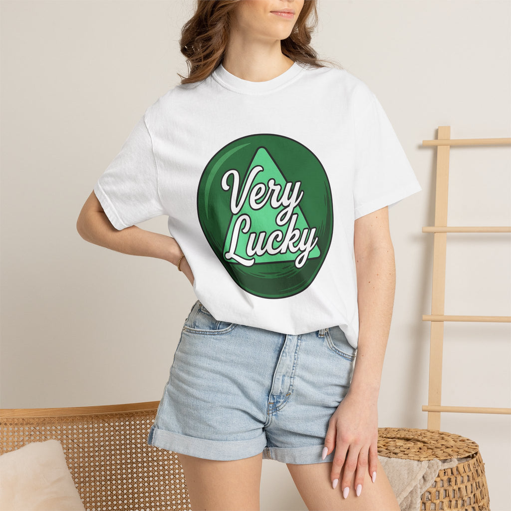 Green Triangle Patch Shirt St Patrick's Day Charm Gift Women Modern Graphic Tee Triangle Patch T-Shirt St Patricks Fan Graphic Design