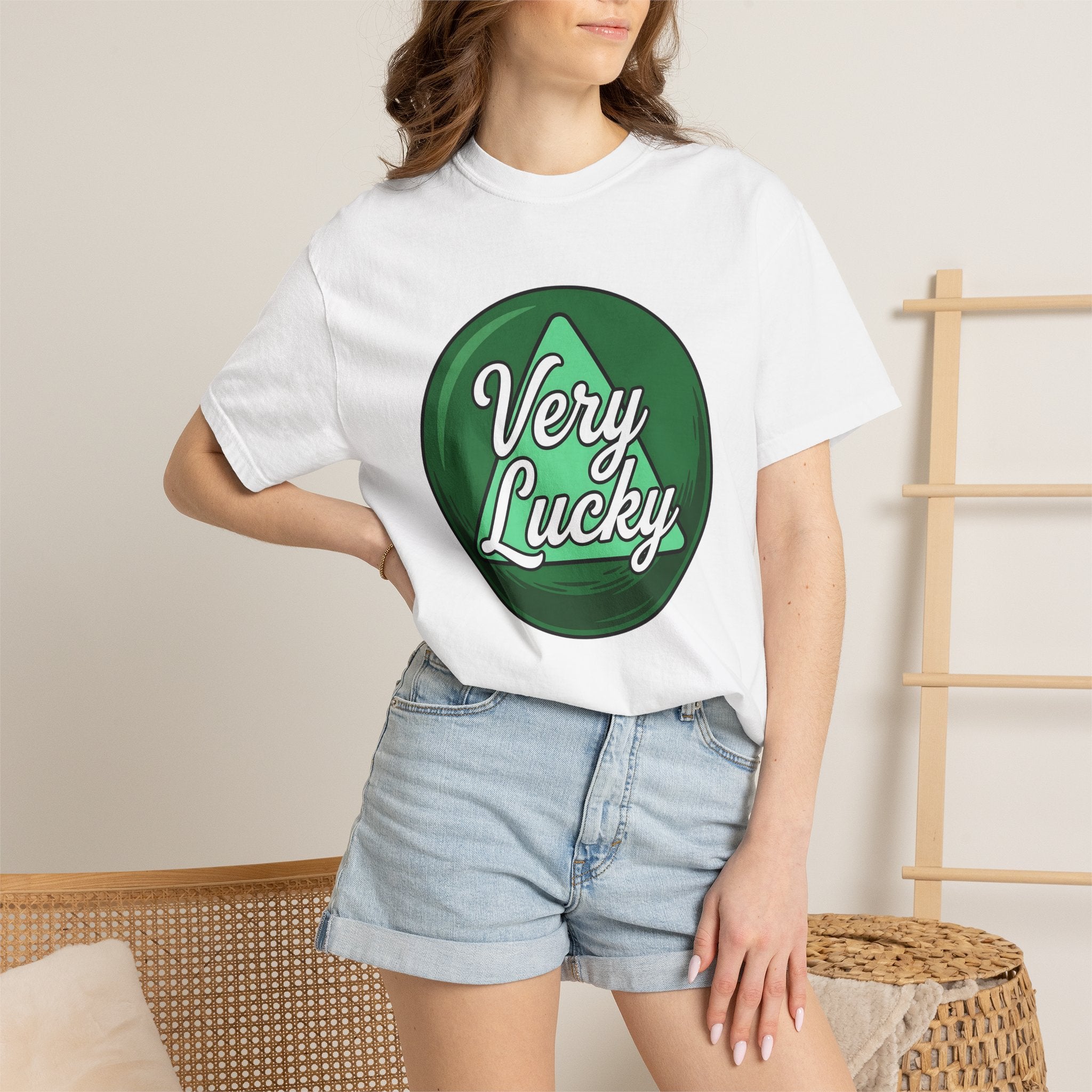 Green Triangle Patch Shirt St Patrick's Day Charm Gift Women Modern Graphic Tee Triangle Patch T-Shirt St Patricks Fan Graphic Design