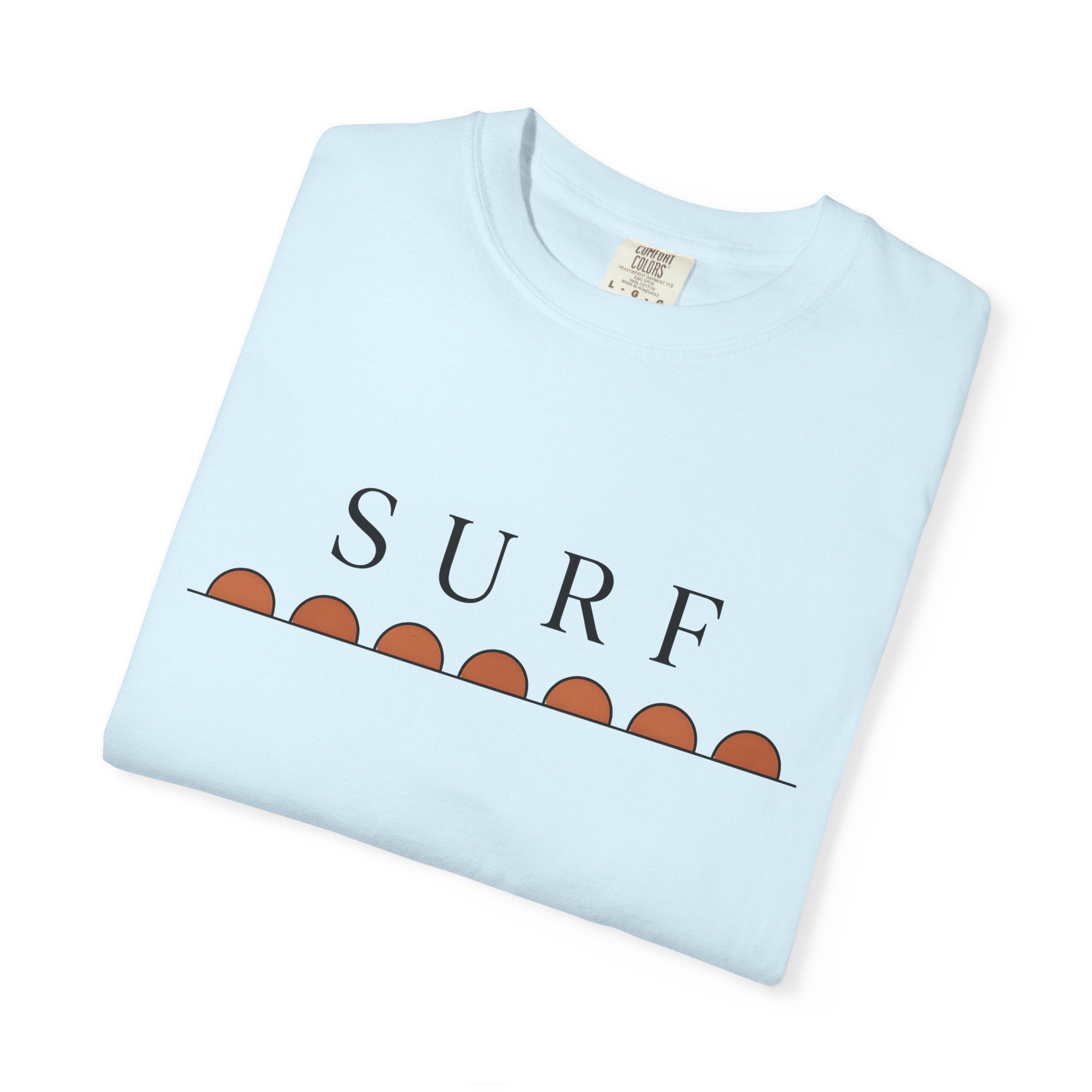 Wave Graphic Shirt Surfing Beach Gift Women Minimalist Tee Wave T-Shirt Surfer Fan Coastal Graphic Design Modern Sunset Tshirt