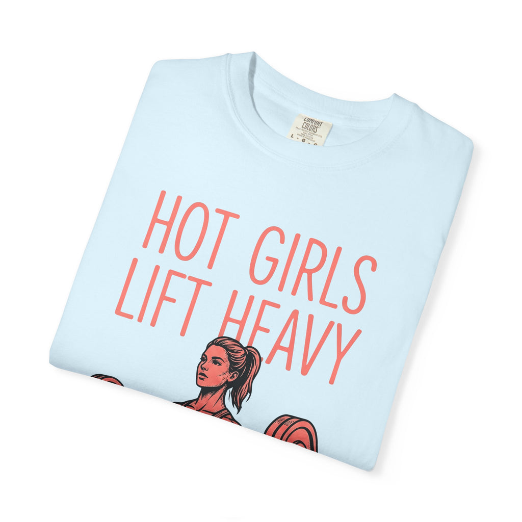 Girl Lifting Weights Shirt Fitness Exercise Gift Women Cartoon Tee Weightlifter T-Shirt Fitness Enthusiast Cartoonish Tshirt Workout Graphic