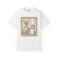 Jackalope Teapot Shirt Boho Chic Forest Gift Women Retro Tee Teapot T-Shirt Bohemian Fan Vintage Tshirt Woods Graphic Sketch Smoke Tshirt