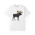 Elk Shirt Christmas Wildlife Gift Women Retro Tee Wapiti T-Shirt Xmas Fan Holiday Tshirt Wildlife Graphic Sketch Baubles Tshirt
