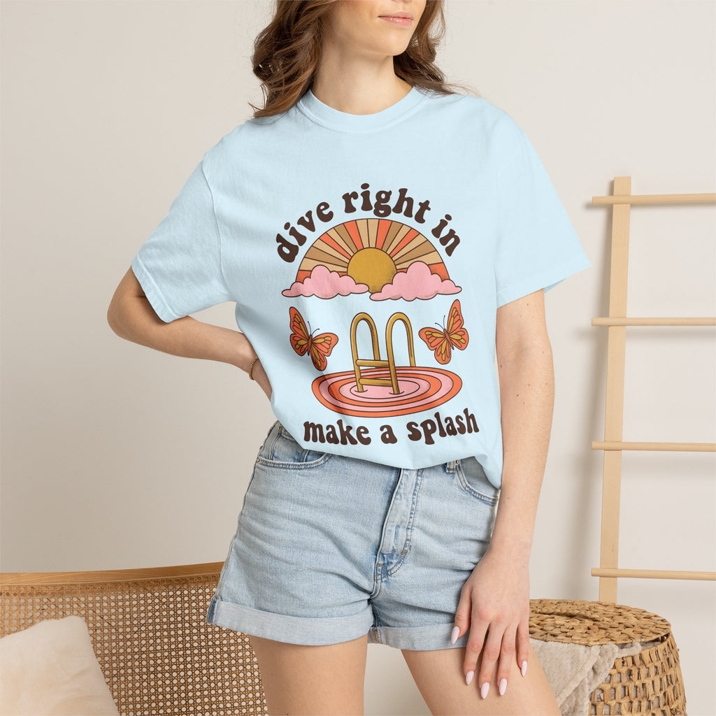 Swimming Ladder Shirt Sports & Activities Water Sports Gift Women Classic Tee Ladder T-Shirt Athlete Enthusiast Vintage Tshirt Aquatic