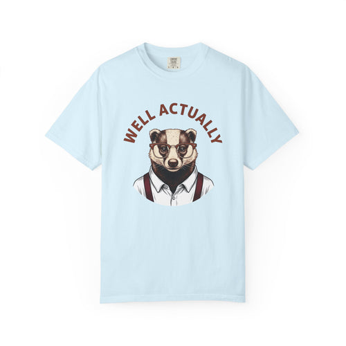 Badger Specs Shirt Funny Fauna Gift Women Classic Tee Badger T-Shirt Humor Fan Vintage Tshirt Wildlife Graphic Line Art Suspenders Tshirt