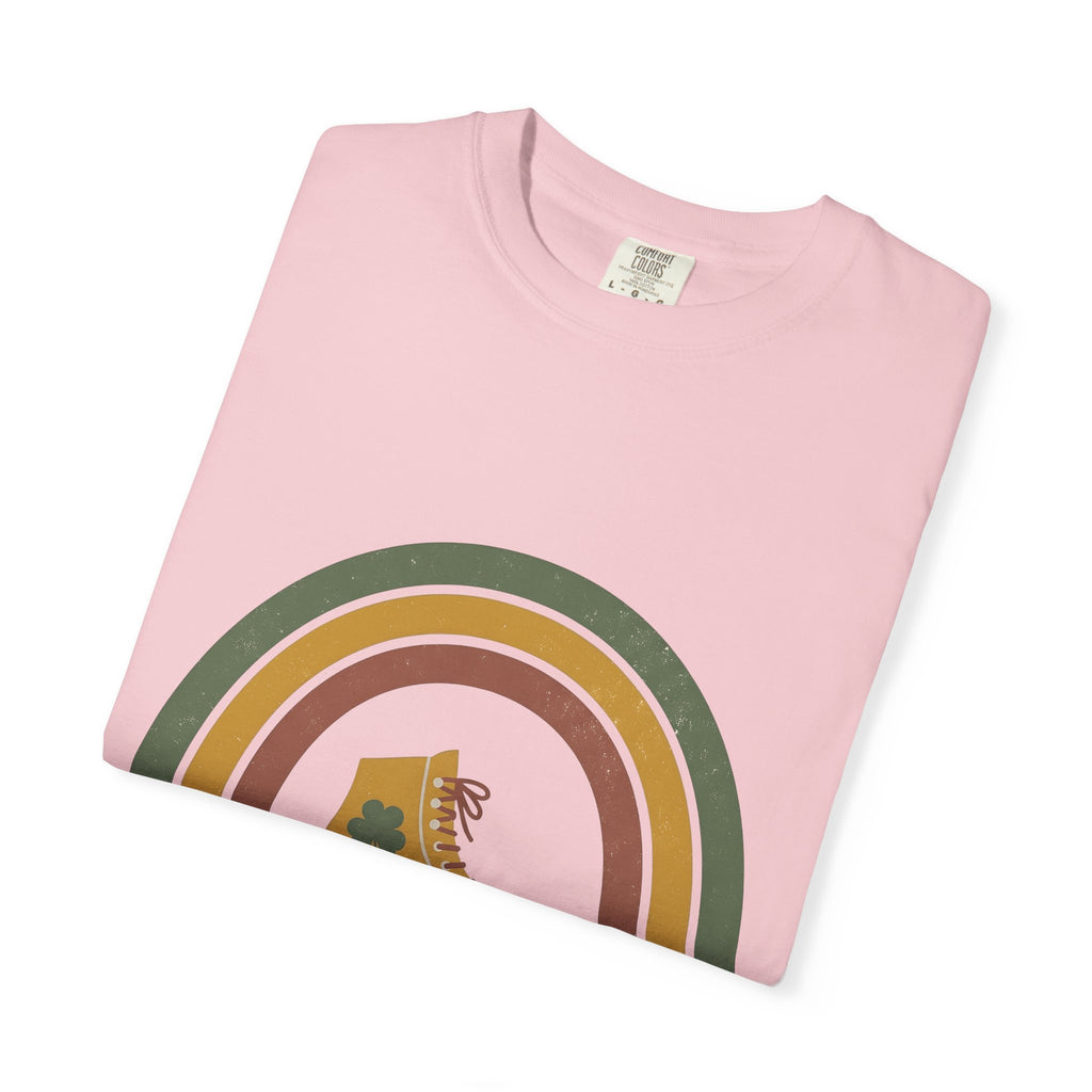 Roller Skate Shirt St Patrick's Day Rollerblading Gift Women Retro Tee Skateboard T-Shirt Shamrock Fan Vintage Tshirt Inline Skating Graphic