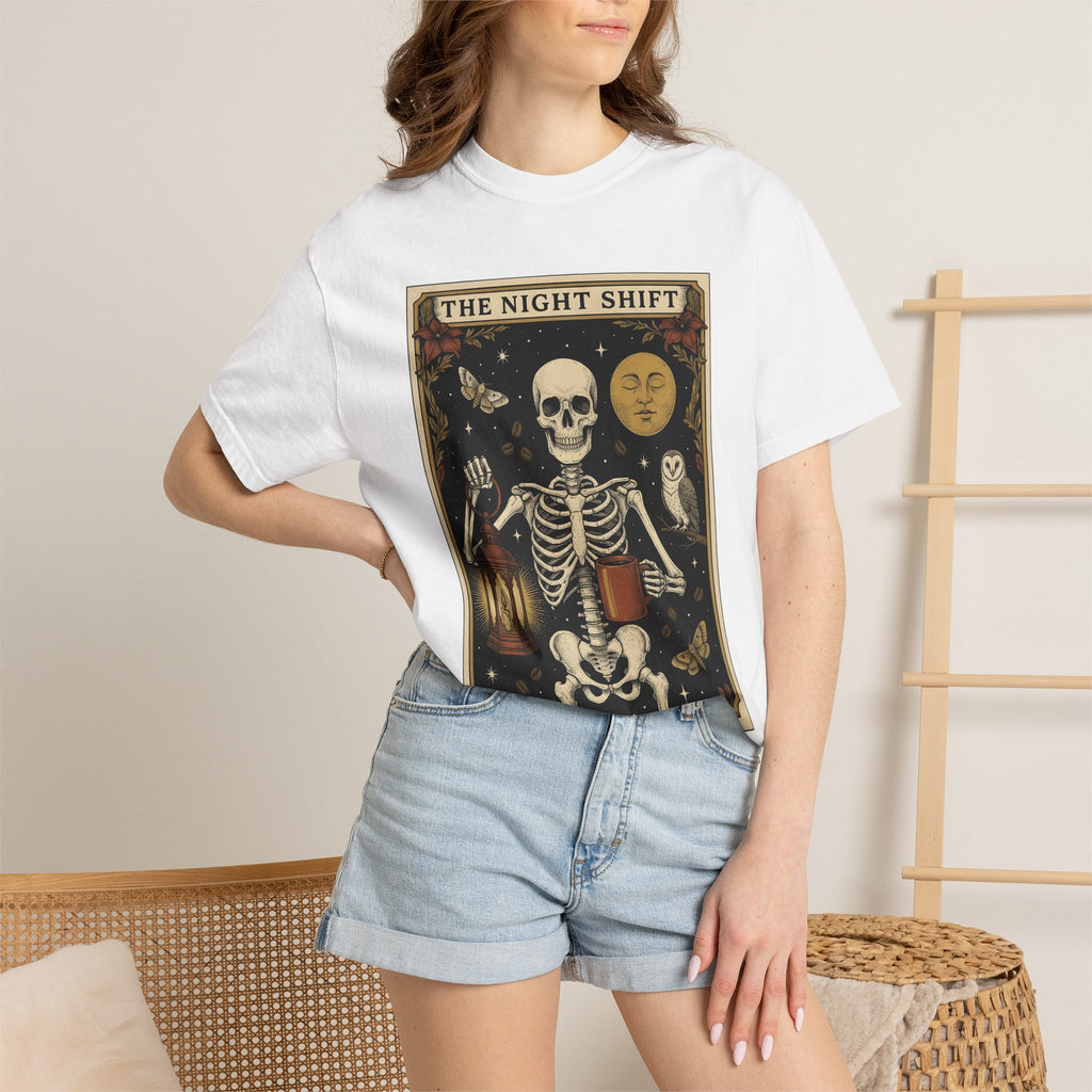 Skeleton Espresso Shirt Nurses Graveyard Gift Women Old School Tee Coffee T-Shirt Nurse Enthusiast Vintage Tshirt Cemetery Graphic Doodle