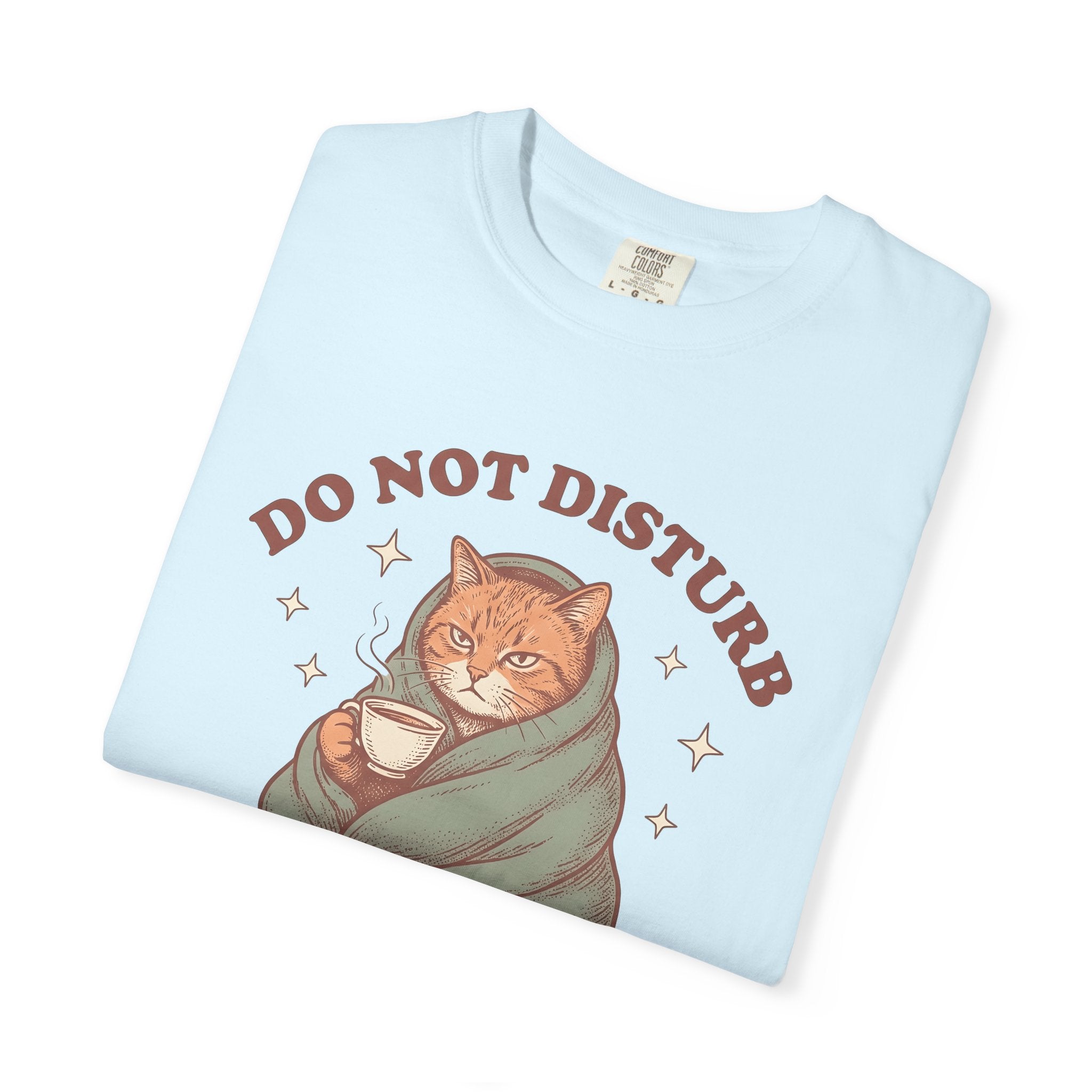 Kitten Blanket Shirt Tea Mammal Gift Women Distressed Tee Baby Blanket T-Shirt Tea Fan Vintage Tshirt Animal Graphic Doodle Cup Tshirt