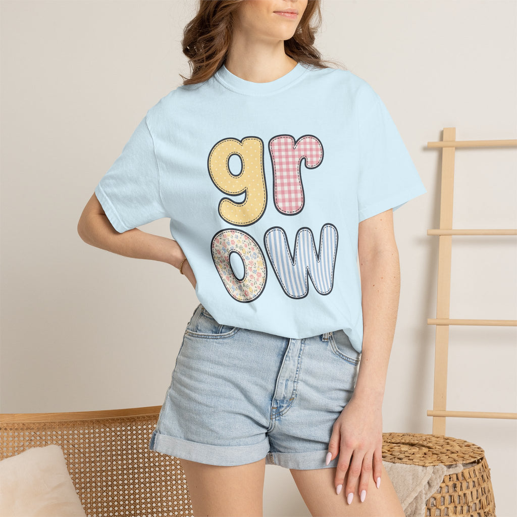 Stitched Letters Shirt Teachers Learning Gift Women Sweet Tee Lettering T-Shirt Educator Enthusiast Cute Tshirt Education Graphic Old School