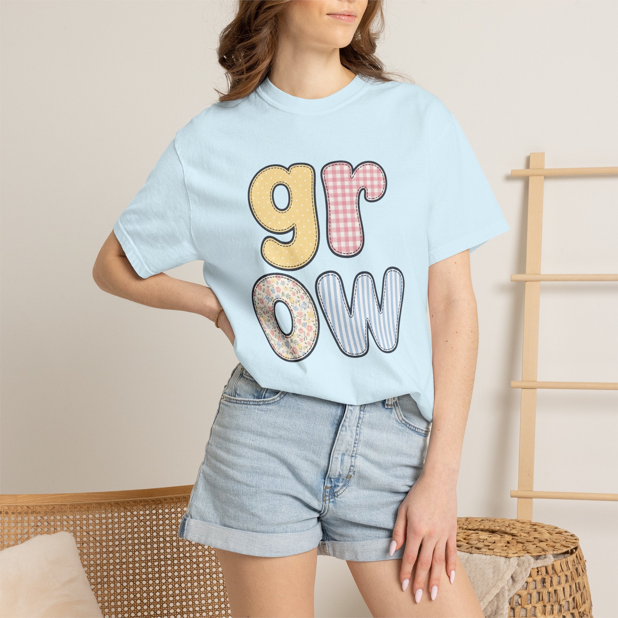 Stitched Letters Shirt Teachers Learning Gift Women Sweet Tee Lettering T-Shirt Educator Enthusiast Cute Tshirt Education Graphic Old School