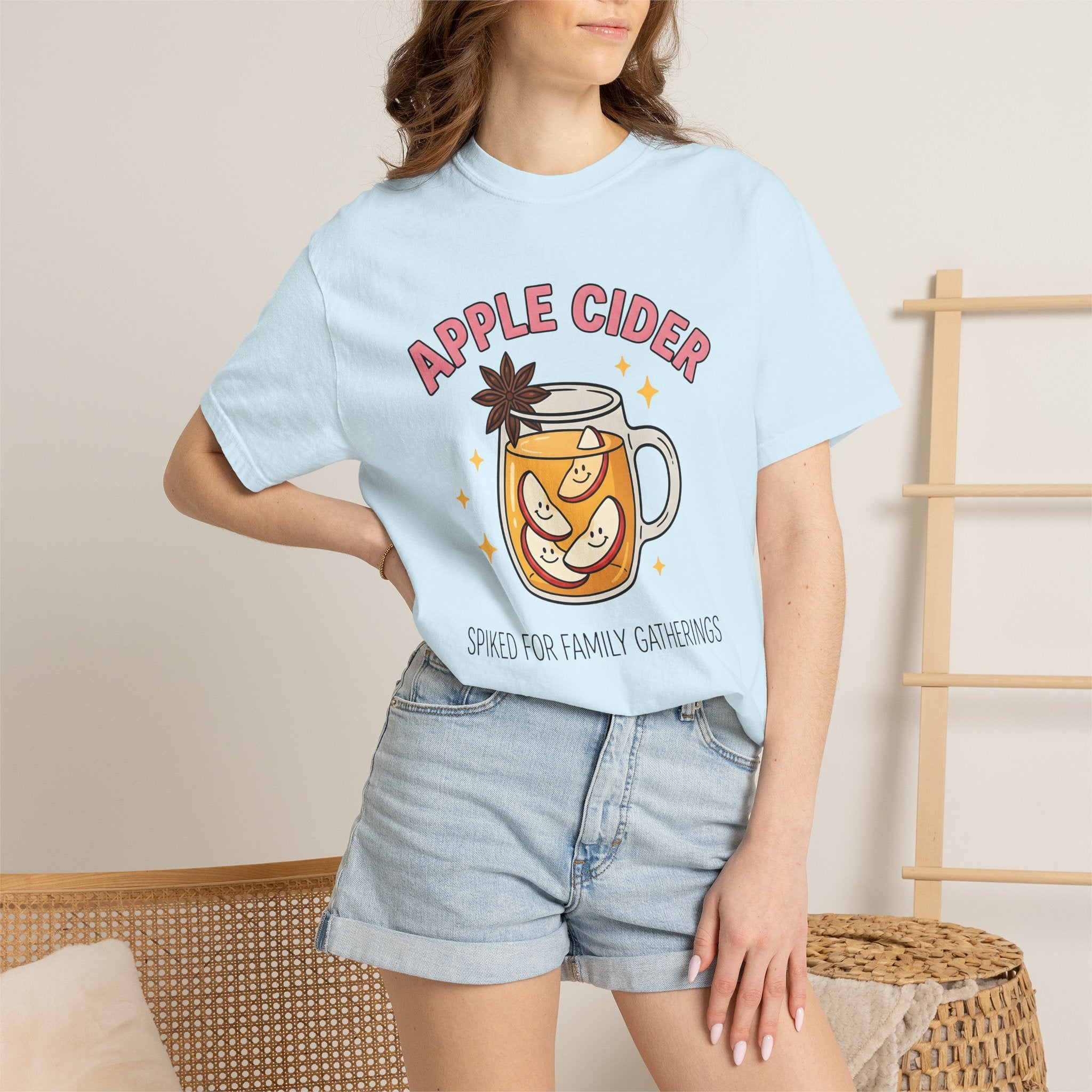 Cider Cup Shirt Holiday Beverage Gift Women Comic Tee Mug T-Shirt Christmas Fan Cartoon Tshirt Drink Graphic Vintage Spice Tshirt