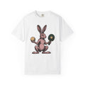 Bunny Ping Pong Shirt Sports Pet Gift Women Retro Tee Table Tennis T-Shirt Athlete Fan Vintage Tshirt Animal Graphic Sketch Racket Tshirt