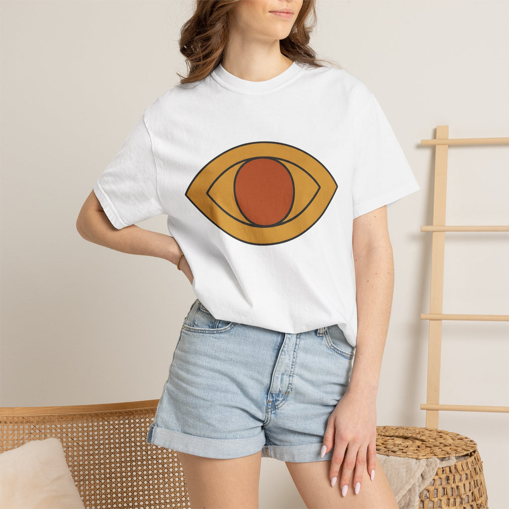 Eye Icon Shirt Geometric Modern Art Gift Women Simple Tee Eye T-Shirt Geometry Enthusiast Minimalist Tshirt Abstract Graphic Vintage Shape