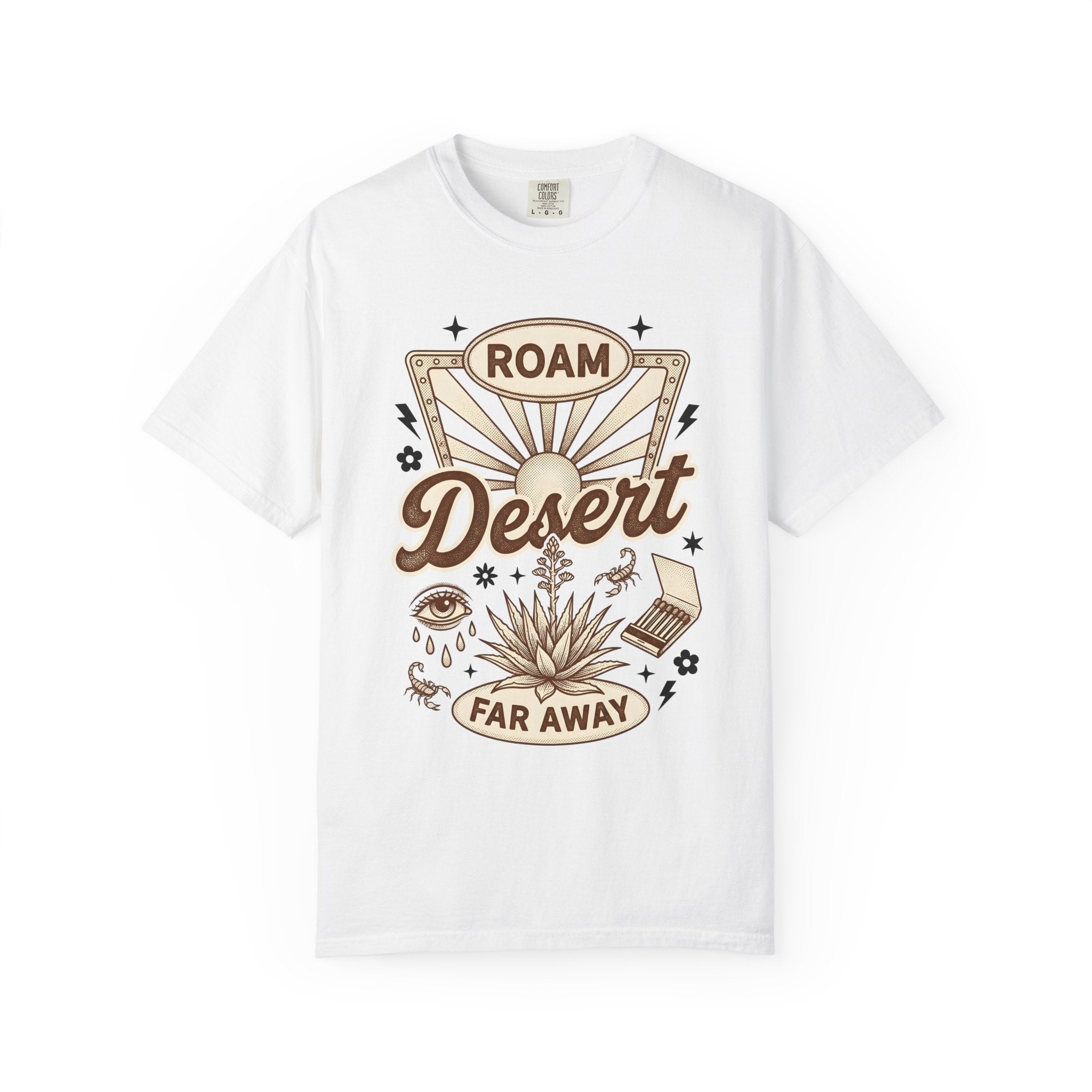 Desert Cactus Shirt Cowgirl Adventure Gift Women Hand Drawn Tee Succulent T-Shirt Rodeo Fan Illustrated Tshirt Explorer Graphic Country