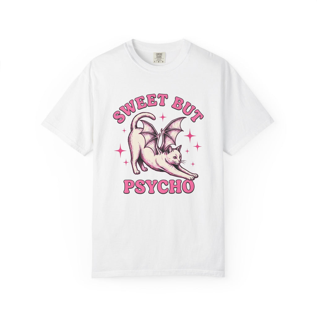 Winged Cat Shirt Cat Legend Gift Women Horror Tee Cat T-Shirt Cat Fan Gothic Tshirt Mythical Graphic Classic Shining Stars Tshirt