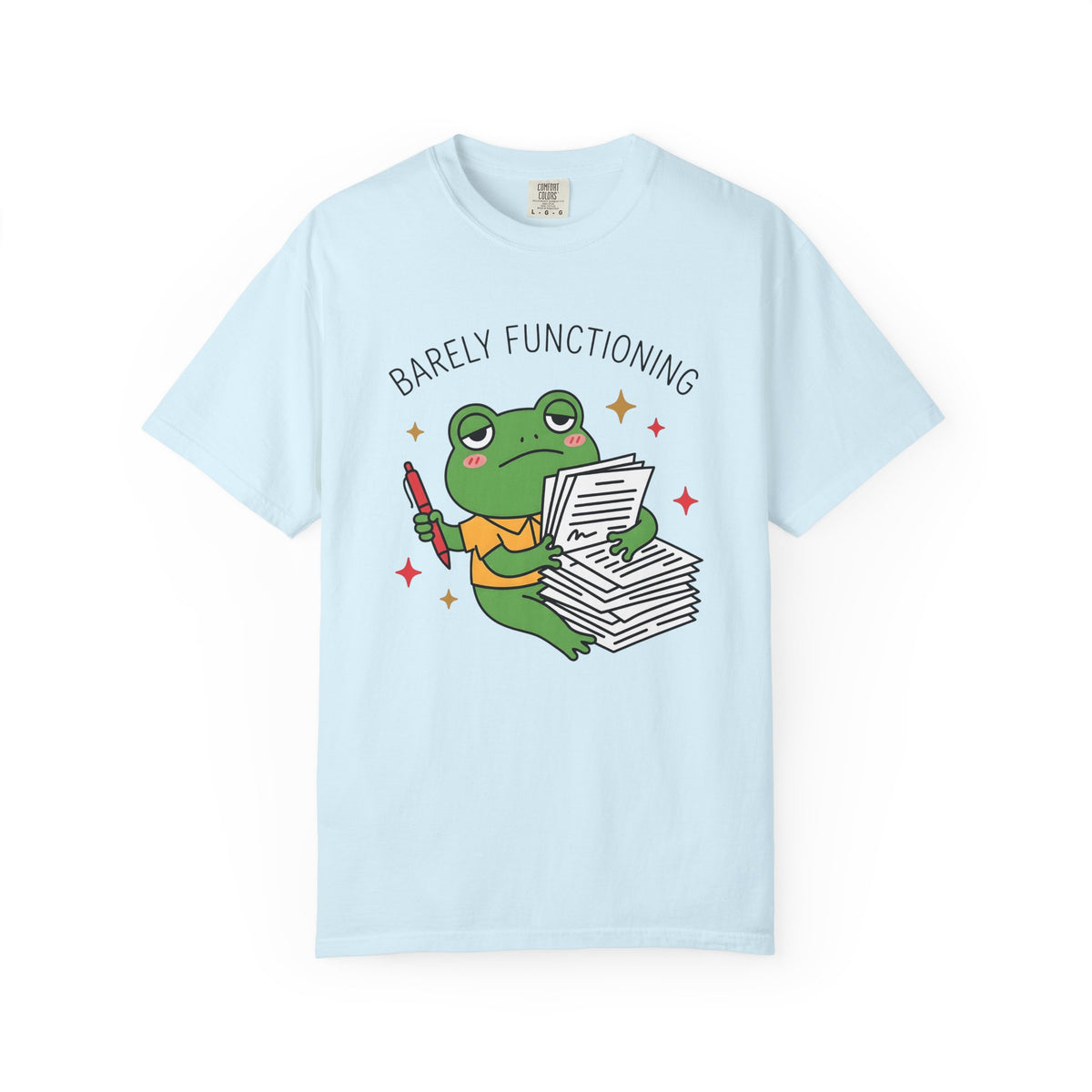 Frog Documents Shirt Teachers Jokes Unisex Gift Cute Tee Document Papers T-Shirt
