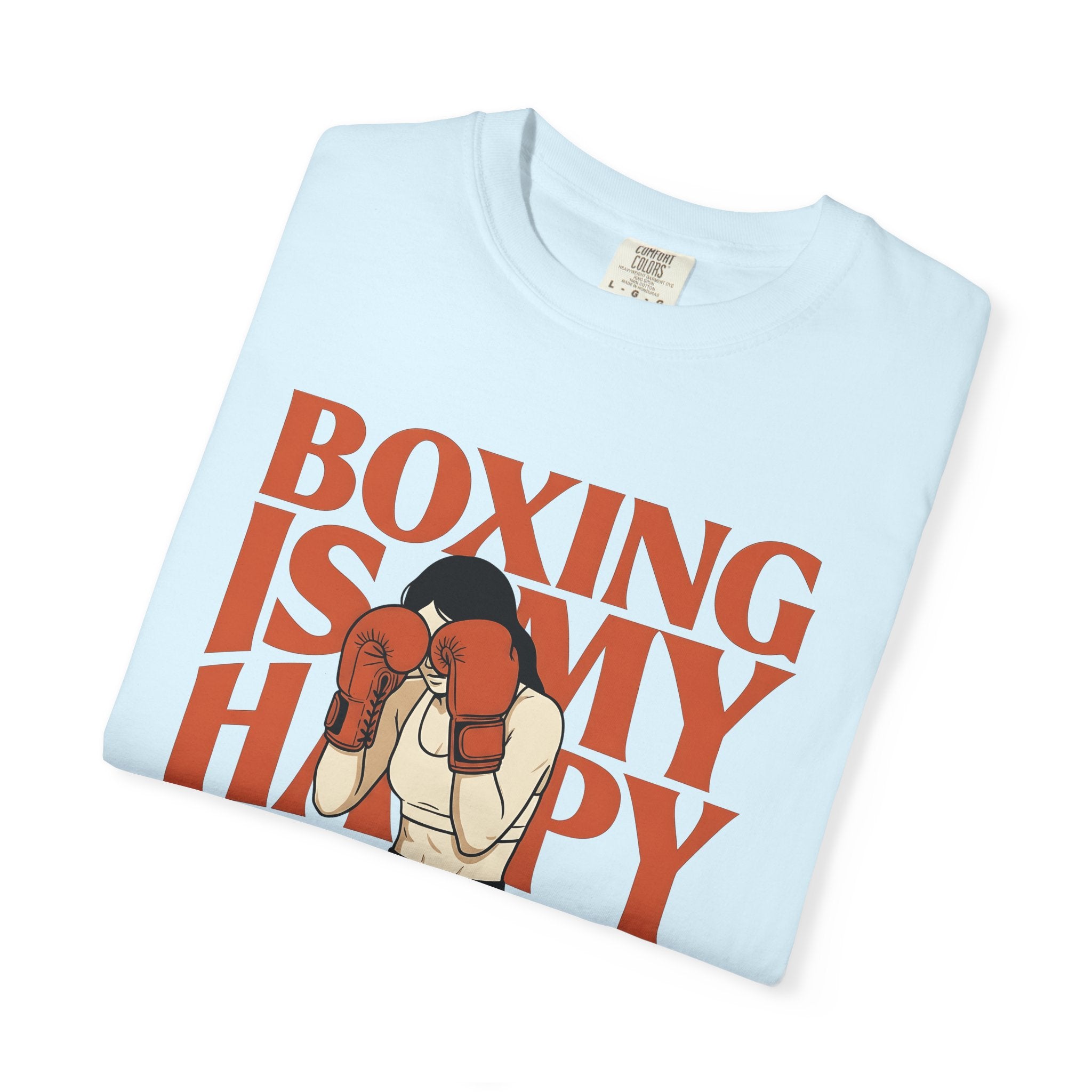 Woman Boxer Shirt Boxing Exercise Gift Women Graphic Design Tee Female Fighter T-Shirt Boxing Fan Fitness Tshirt Workout Graphic