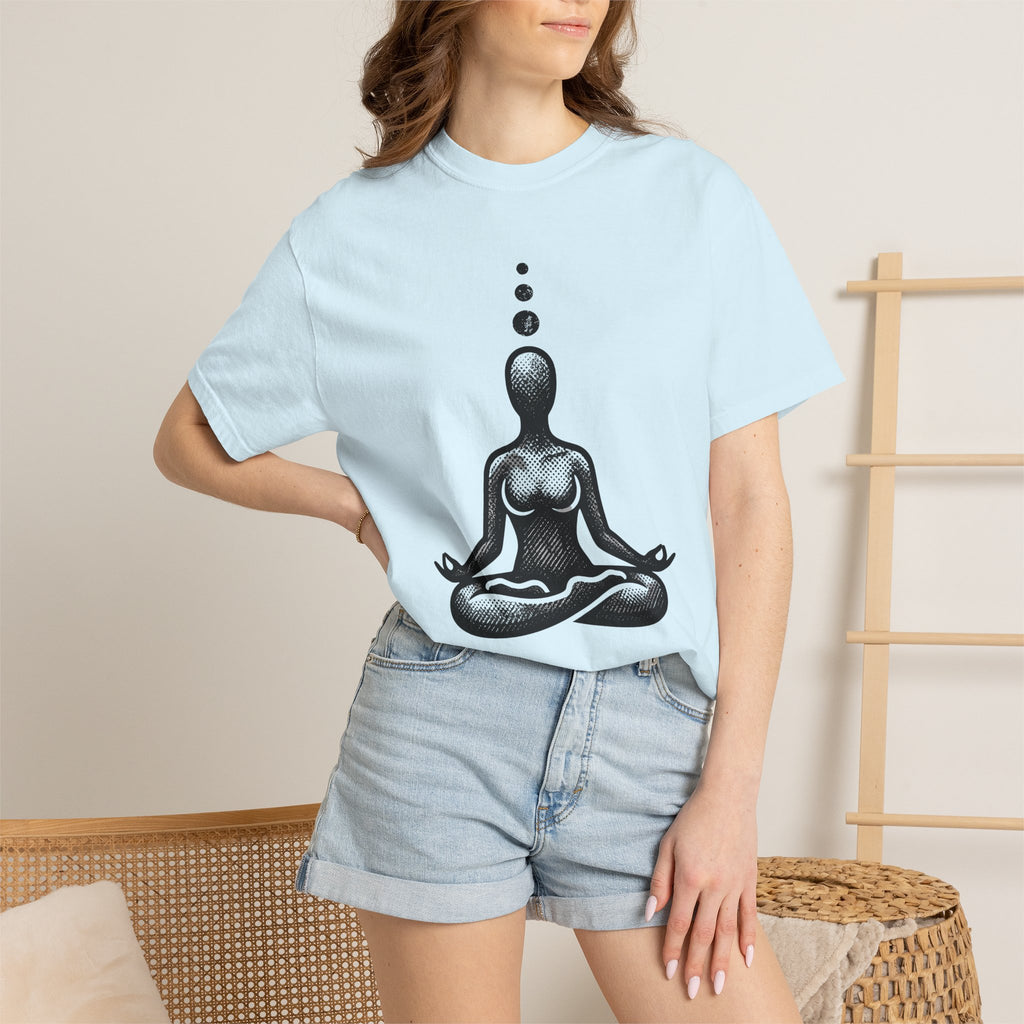 Yoga Posture Shirt Yoga Fitness Gift Women Spiritual Tee Pose T-Shirt Fitness Enthusiast Mystical Tshirt Workout Graphic Clean Relaxation