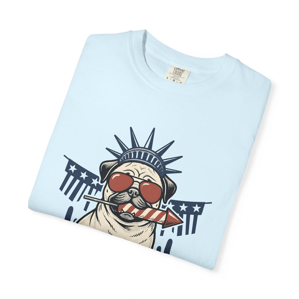 Pug Pet Shirt Dog Usa Gift Women Antique Tee Poodle T-Shirt Dog Fan Vintage Tshirt American Graphic Old School Sun Glasses Tshirt
