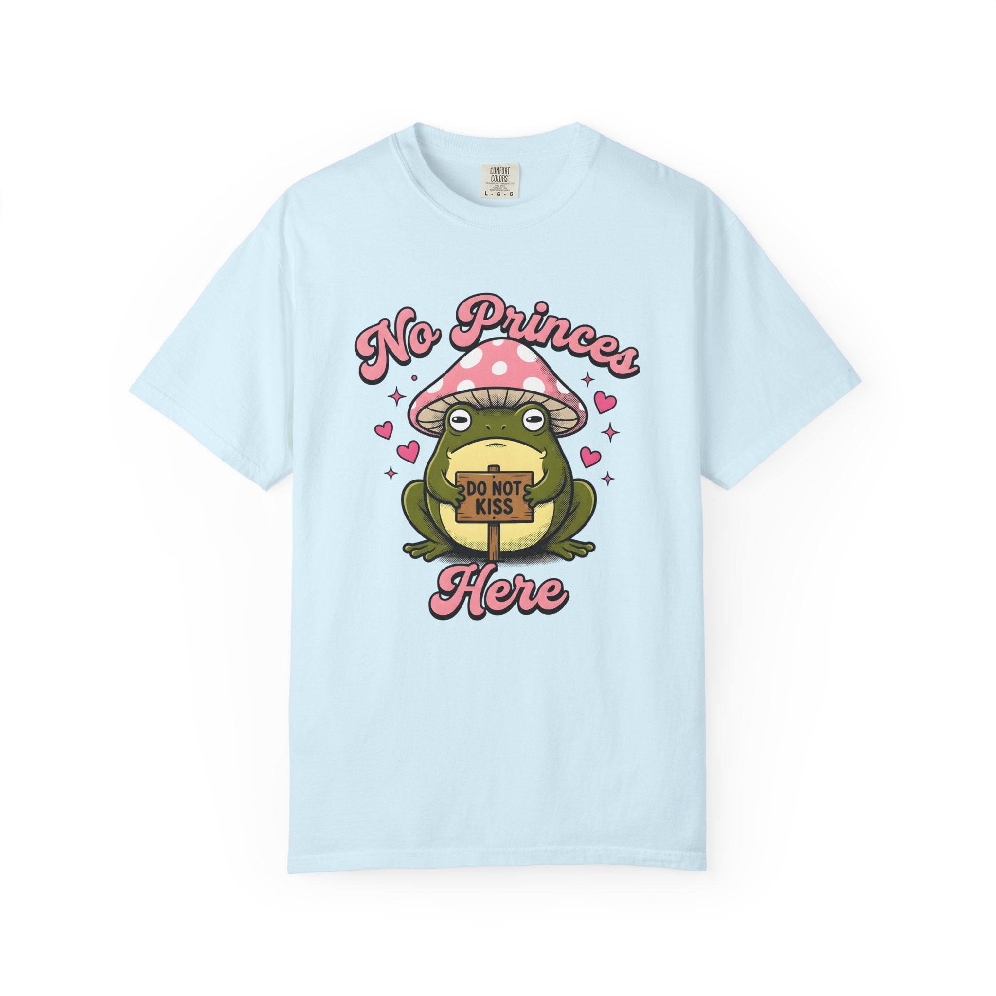 Amphibian Mushroom Shirt Valentines Day Pets Gift Women Line Art Tee Toadstool T-Shirt Valentine Fan Fungus Tshirt Animal Graphic Old School