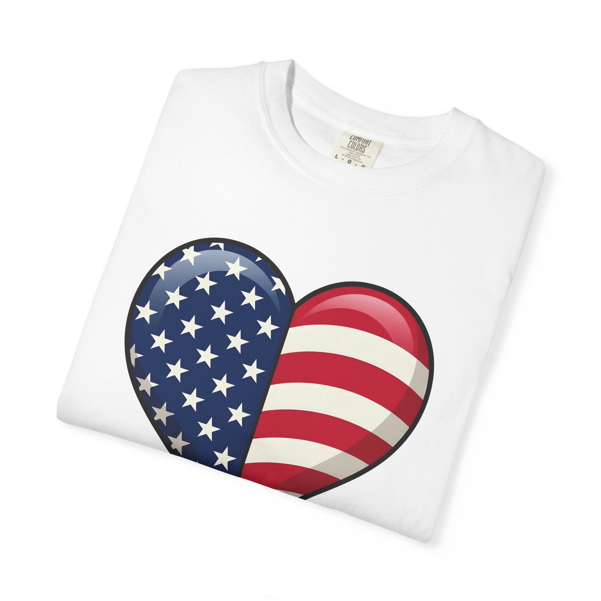 American Heart Shirt 4th Of July Usa Gift Women Graphic Tee Heart T-Shirt Fireworks Fan Patriotic Tshirt American Design Contemporary Star