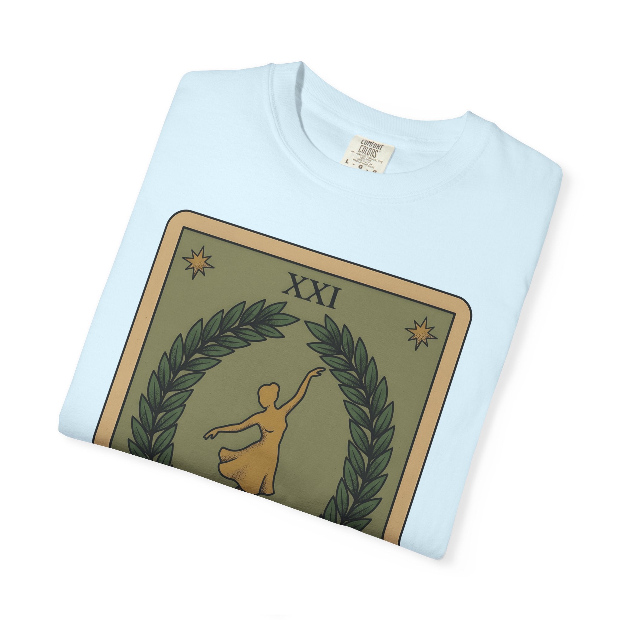 Tarot Deck Shirt Boho Chic Mysticism Gift Women Retro Tee Oracle Cards T-Shirt Bohemian Enthusiast Vintage Tshirt Spiritual Graphic Sketch