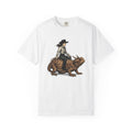 Cowgirl On Reptile Shirt Cowgirl Cowboy Gift Women Traditional Tattoo Tee Rodeo T-Shirt Cowgirl Fan Sailor Tshirt Cowboy Graphic Retro