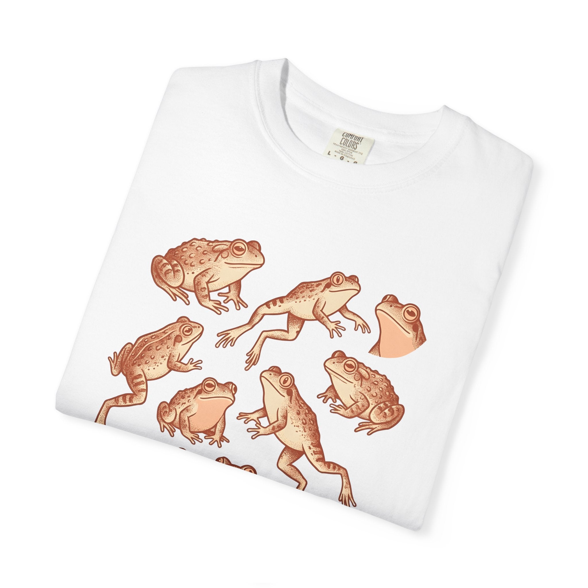 Frog Squad Shirt Animals Environment Gift Women Old School Tee Toad T-Shirt Wildlife Fan Amphibian Tshirt Eco Graphic Ink Drawing Frog