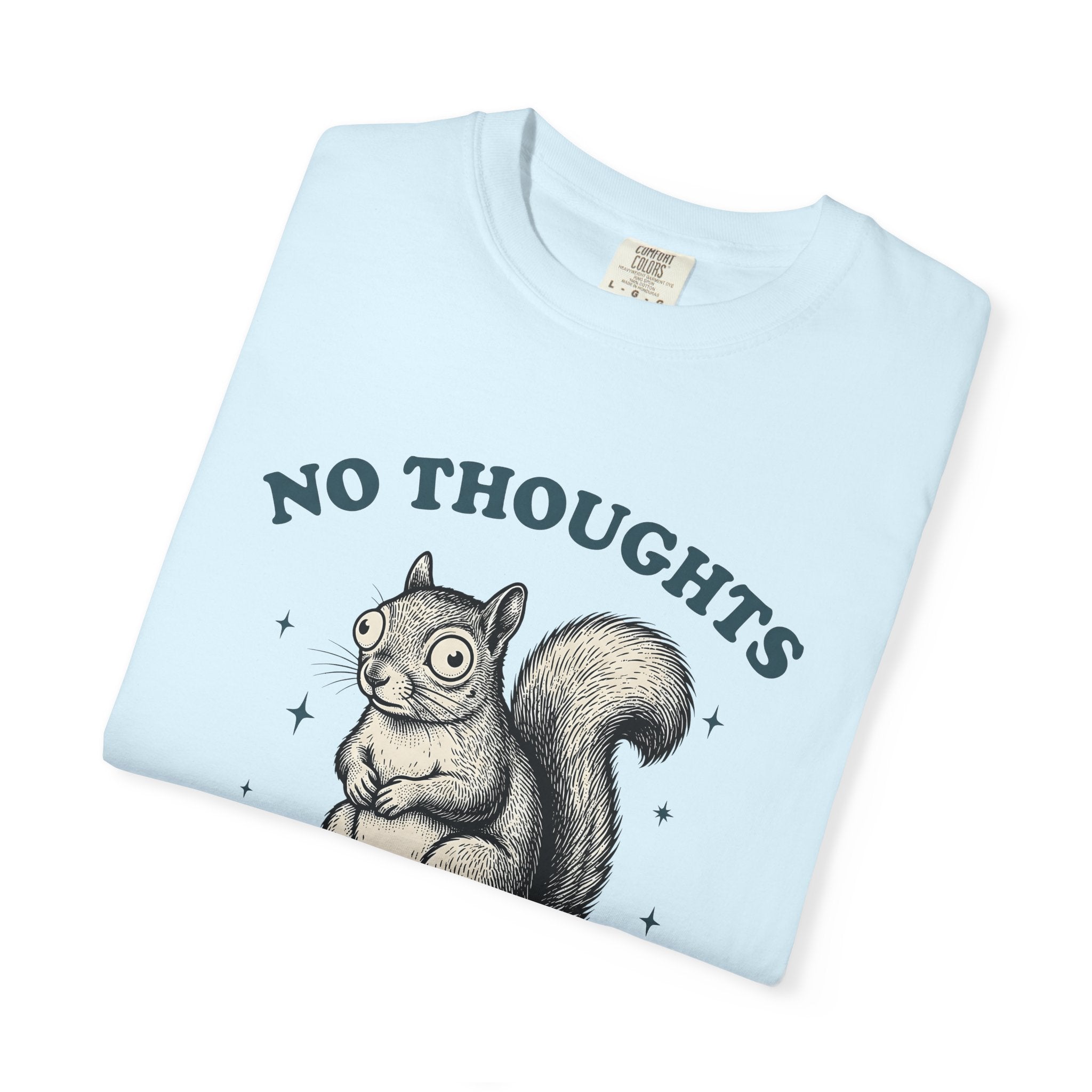 Squirrel Art Shirt Animals Joke Gift Women Classic Tee Squirrel T-Shirt Animal Fan Rodent Tshirt Prank Graphic Doodle Star Symbols Tshirt