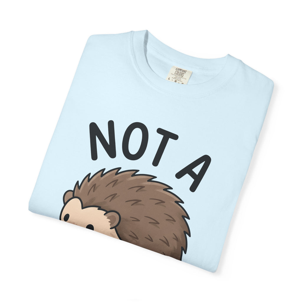 Hedgehog Drawing Shirt Cute Pets Gift Women Anime Tee Porcupine T-Shirt Adorable Fan Cartoon Tshirt Pet Graphic Caricature Animal Joke