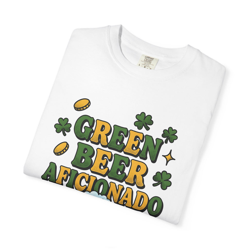 Green Ale Mug Shirt St Patrick's Day Beverages Gift Women Modern Graphic Tee Beer Mug T-Shirt St Patricks Fan Pint Glass Tshirt Drink
