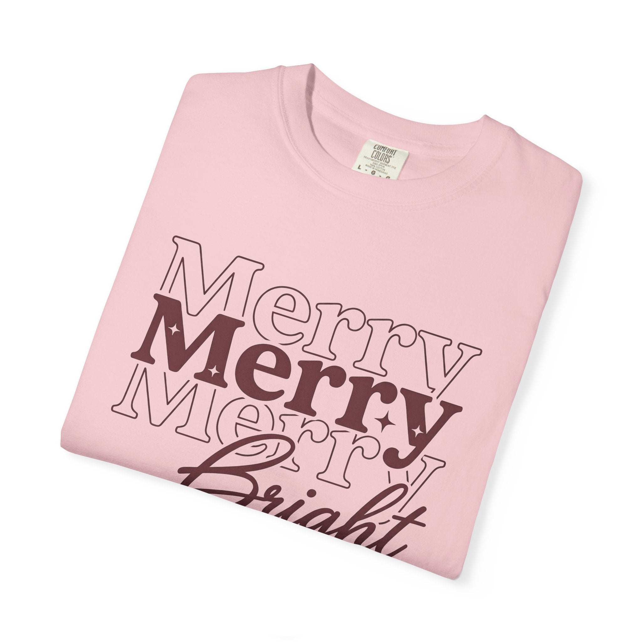 Joyful Phrase Shirt Christmas Event Gift Women Fresh Tee Quote T-Shirt Holiday Fan Trendy Tshirt Party Graphic Crisp Shines Tshirt