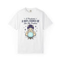 Seer Cat Shirt Cat Comedy Gift Women Classic Tee Kitty Cat T-Shirt Feline Fan Vintage Tshirt Humor Graphic Cartoon Prophecy Globe Tshirt