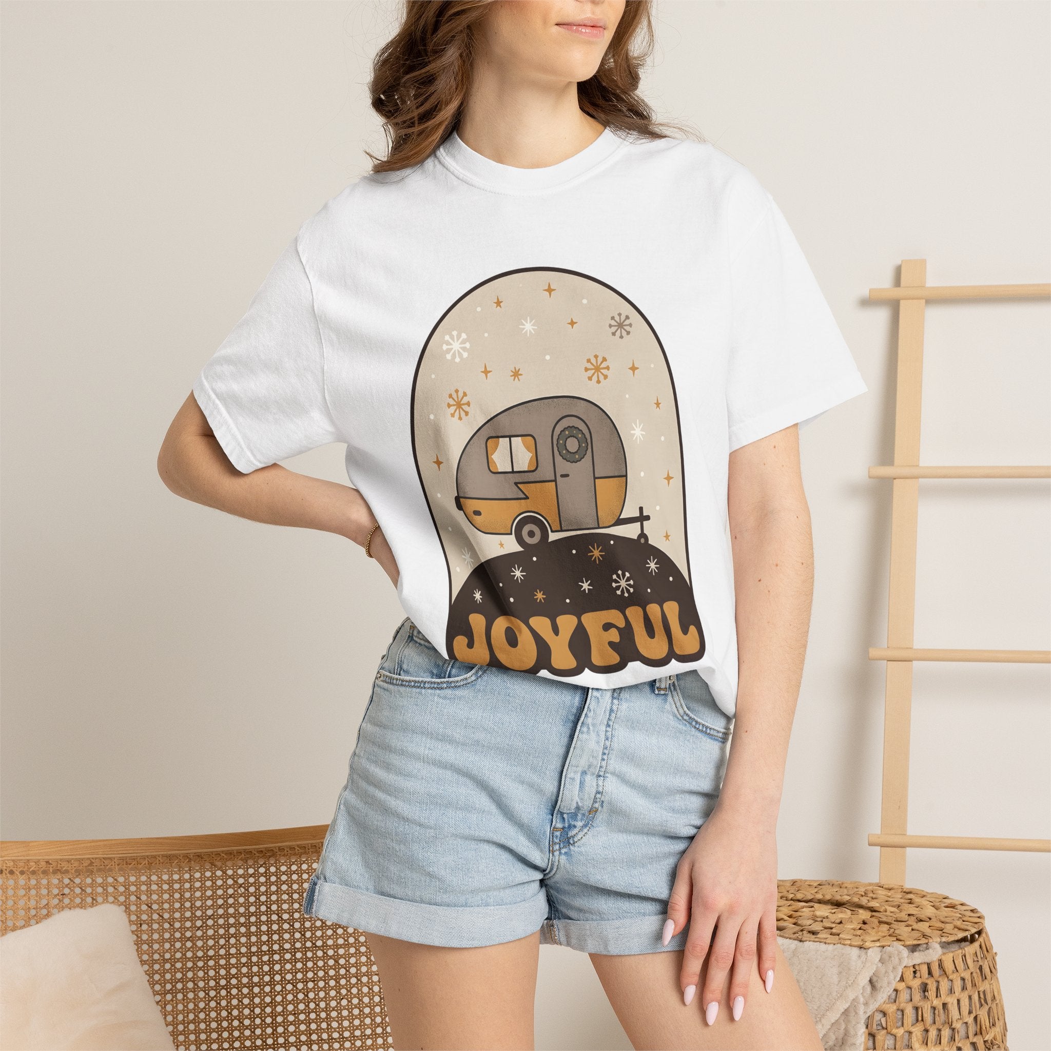 Classic Camper Shirt Christmas Hiking Gift Women Fun Tee Rv T-Shirt Christmas Fan Vintage Tshirt Trek Graphic Old-Fashioned Frost Flakes